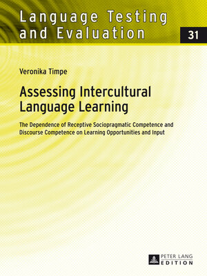 cover image of Assessing Intercultural Language Learning
